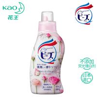 日本花王洗衣液玫瑰香草本香天然柔顺剂无荧光替换装香味持久780g 玫瑰香 1替换装