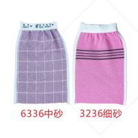 看河搓澡巾单层细砂薄款沐浴棉搓澡神奇成人搓灰布儿童擦背巾 3236细2条+6336中2条随机