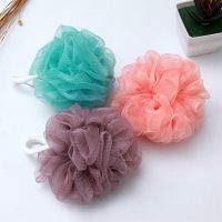 男女搓澡神器强力搓泥去污拉背条双面加厚磨砂洗澡巾沐浴套装新款 浴花球1个装*颜色随机