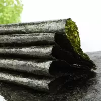寿司海苔50片专用紫菜包饭优质寿司海苔30/10片原味海苔批发 [墨绿]寿司用10片