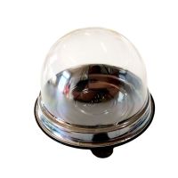 一粒装烘焙蛋黄酥包装盒雪媚娘肉松小贝泡芙盒透明烘焙吸塑盒 黑色50套裸盒