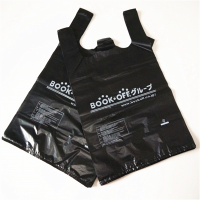 加厚不透明塑料袋水产打包袋子全新料不漏水家用垃圾袋手提方便袋 有图案 25*42加厚6丝96个一捆