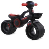 平衡车儿童双轮新款平衡车1岁小孩车子溜溜车宝宝滑滑车儿童可坐 尊贵黑色