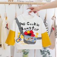 男童春装套装2021新款小童春秋装帅气儿童装男宝宝洋气休闲三件套 白色 背包卫衣 73 建议六个月