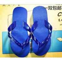 鞋凉拖吴川雷州特产双鹅人字拖塑料居家夏雷州拖鞋 湛江蓝色拖鞋 9号=35/36码