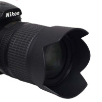 遮光罩适用尼康D7100 18-105 18-140 18-135 18-70mm遮阳罩
