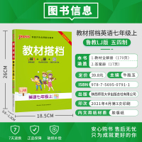 五四制专用 初中教材搭档英语七年级上册LJ鲁教版教材同步讲解训练含教材习题答案pass绿卡图书初二基础知识手册辅导书