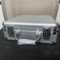小铝合金箱家用箱小型装物箱麦克风话筒箱储物箱 260 220 100白色自带锁