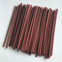 一次性两孔防烫咖啡吸管18cm独立包装搅拌棒双孔热饮细吸管500根 简装棕色100支(长16CM)