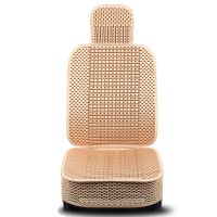 四季通用正 主驾驶位座垫 副单个坐垫全包围汽车座套单片车垫座垫 米色-标准版