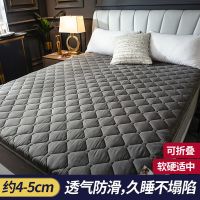 南极人榻榻米加厚床垫子软垫家用床褥子1.5m单双人1.8米海绵垫被 升级款抗菌床垫-高级灰 60*120cm