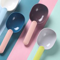 舀米勺多功能挖面粉奶粉米粉勺子家用塑料长柄带夹量勺米面舀面勺 加厚加深[带封口功能]颜色随机_随机发个坏的 1个装[不够