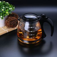 家用大容量玻璃茶壶带滤网耐高温水壶泡茶花茶壶茶具冲茶 单壶 玻璃泡茶壶750ml