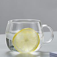 耐热加厚泡茶壶带把盖过滤泡茶杯茶水分离高颜值玻璃水杯家用办公 单杯*1