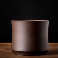 礼润紫砂杯小茶杯陶瓷手工主人杯功夫茶品茗杯个人杯大号单个单杯 紫泥纳福杯素面