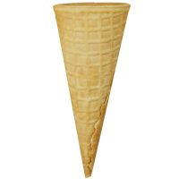 新款加厚支冰淇淋甜筒华夫脆皮蛋筒手工DIY蛋糕装饰冰激凌筒40个 23度平口40个装