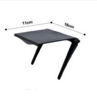 电视机置物架冷轧钢大承重屏幕显示器顶部机顶盒支架路由器收纳架 塑料款15CM长度()