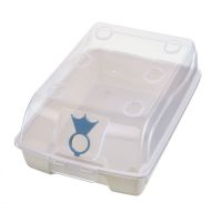 加厚鞋盒收纳盒透明鞋子鞋柜神器鞋收纳翻盖式整理箱塑料简易鞋架 女款[随机色]1个试用装