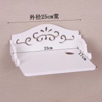 免打孔客厅电视背景墙上wifi机顶盒架置物架路由器收纳架壁挂隔板 迷你D款[送膨胀螺丝]