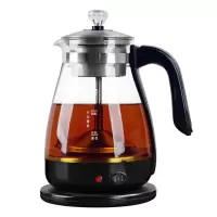 黑茶煮茶器家用玻璃喷淋式蒸汽蒸茶器安化黑茶专用煮茶壶电烧水壶 半手柄 印安化黑茶