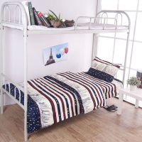 学生宿舍专用三件套寝室单人床上用品床单被罩枕套被单被套四件套 都市星空 上下铺床宽1.0米三件套