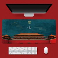 中国风宫廷鼠标垫超大号加厚游戏桌垫个性小号创意锁边可爱鼠标垫 中国风...盛世流年 30*25cm*3mm(长*宽*厚)