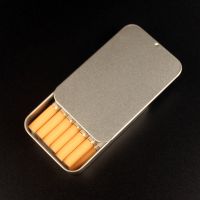 12支 便携 烟盒超薄 迷你创意金属烟盒 推拉式 翻盖便携式 12支推拉盒