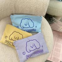 韩国ins可爱小熊化妆包日系学生收纳包少女便携随身洗漱包大容量 咧嘴笑小熊口红包