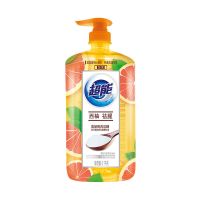 超能洗洁精大桶家庭装厨房家用洗涤灵餐具洗碗精洗涤剂小瓶批发价 西柚去腥1kg*1壶