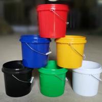 5升PP桶新料桶储水桶农资赠品通涂料桶螺旋盖压盖小桶机油桶 5升食品级无盖桶(白色)