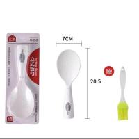 饭勺可立式不沾锅家用厨房盛稀饭汤勺盛饭不粘勺子锅耐高温米饭铲 可立式饭勺1支装送随机油刷一支