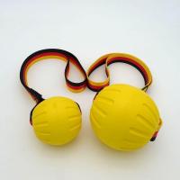 狗专用飞盘狗宠物玩具耐咬球浮水边牧马犬大型犬训犬飞碟训狗用品 1个7cm德国版绳球