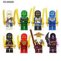 兼容乐高幻影街机忍者十二季大电影人仔元素大师男孩积木拼装玩具 忍者8款(袋装)