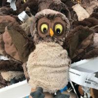 宜家国内代购瓦林尤格拉儿童玩具布娃娃猫头鹰手偶手套玩偶[ 宜家国内代购瓦林