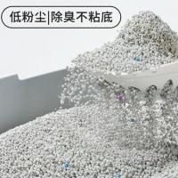 活性炭猫砂批发40斤猫砂大袋猫砂除臭无尘猫砂20斤膨润土猫砂香型 40斤普通膨润土猫砂