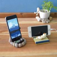 [源头厂家]日本zakka手机座树脂decole摆件微景观配件三毛猫现 黑猫温泉