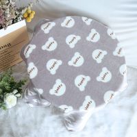 宠物专用法兰绒毯子猫猫咪睡觉用毛毯冬天盖的小被子狗狗冬季盖毯 宠物法兰绒毛毯-典雅灰 S码-40*60cm