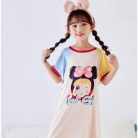 儿童睡裙夏天公主风女童短袖宝宝薄款小女孩睡衣中大童家居服夏季 薄款 小女孩 8码建议身高90-100CM