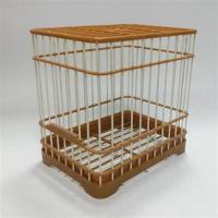蜡嘴洗澡塑钢抽屉笼方笼塑料鸟笼笼笼鸟用澡笼 一代蜡嘴裸笼
