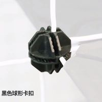 猫笼子家用室内超大自由空间猫咪双层猫舍大猫笼别墅型宠物狗围栏 球形卡扣*2个(默认黑色) 发货