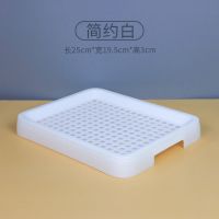 狗厕所小型中型大号大型犬宠物拉屎拉便神器尿盆冲水便盆狗狗用品 蓝色_ 迷你小号无赠品