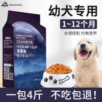 狗粮通用幼犬泰迪金毛萨摩耶贵宾哈士奇小型犬大型犬牛肉味2kg4斤 1包(幼犬通用型)