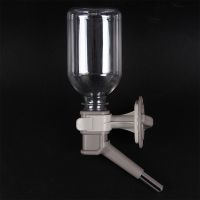 狗喝水器喂水器挂式禾其宠物猫咪水壶泰迪饮水器挂笼子滚珠不湿嘴 H528灰色