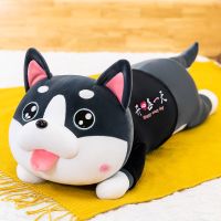 哈士奇毛绒玩具狗熊公仔陪睡觉抱枕娃娃可爱床上玩偶女孩生日礼物 新款哈士奇开心每一天 25厘米很小普通哈士奇