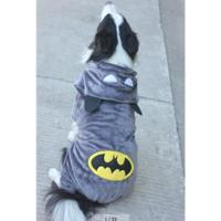 大狗狗衣服珊瑚绒宠物四脚衣秋冬 宠物用品蝙蝠侠四腿绒衣金毛服 蝙蝠侠四脚绒衣 3XL 胸围60背长45
