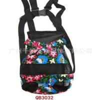 宠物外带包莲花五孔包狗便携包外出包宠物包宠物旅行包前背包 花色 S