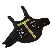 宠物背心训犬工作犬搜救犬史宾格德牧金毛大狗衣服马犬夏季透气 单网背心 S号