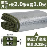 露营铝膜防潮垫单人野餐垫户外便携防水睡垫布帐篷家用野炊地垫子 100*200 厚度3mm送包装