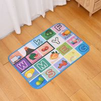 防水防滑宝宝儿童爬行垫野餐垫隔尿垫无毒无味爬行地垫加厚1cm 60*90cm厚度0.5cm单面随机