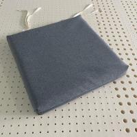 卿拾梦特价清仓泰国天然乳胶坐垫舒适透气护腰办公室乳胶坐垫 四季麻[中灰] 24*34*5厘米[学生凳]